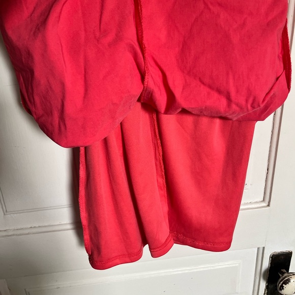 Coral fitted dress Medium - Picture 4 of 4